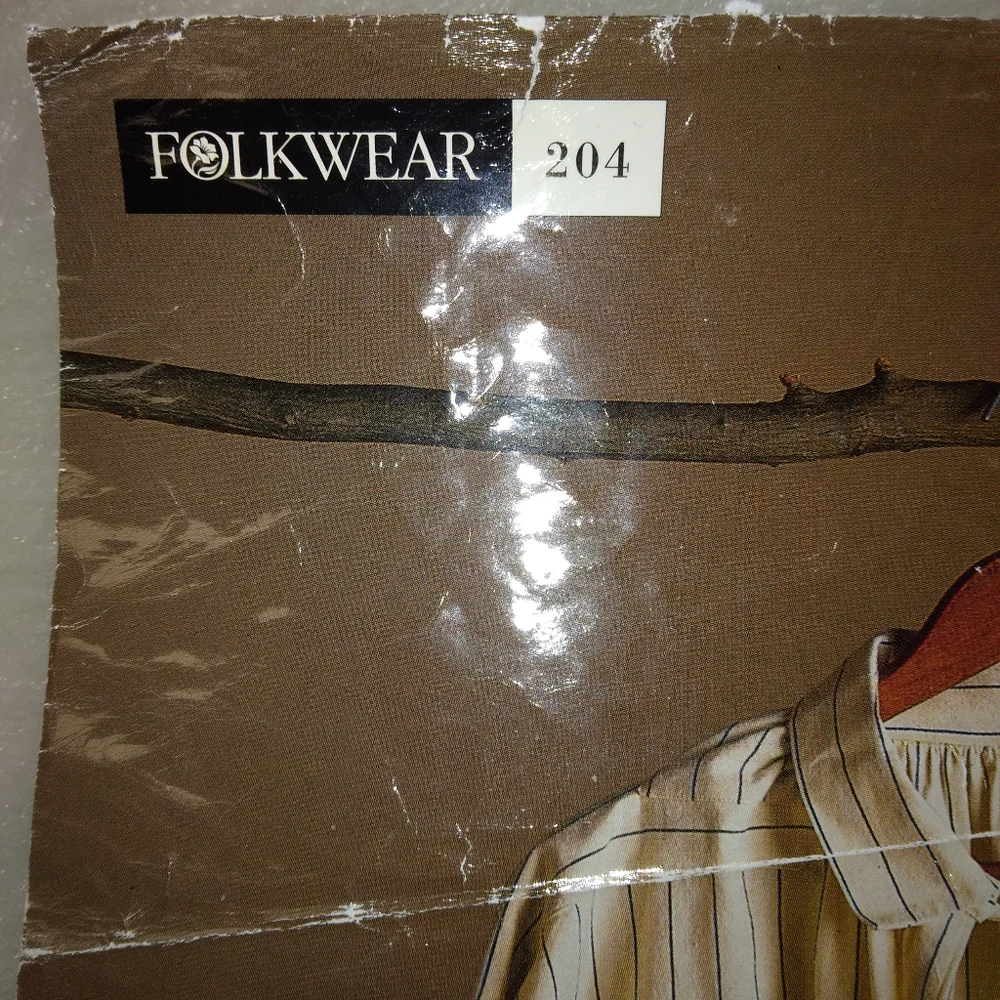 PATTERN Folkwear 204 Missouri River Boatman's Shirt, vintage, W sz 6-20,…